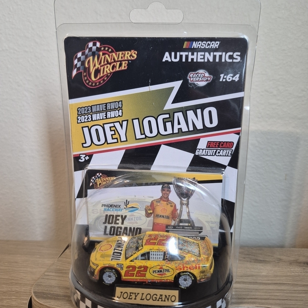 Joey Logano Yellow Die-Cast Toy Car by NASCAR Authentics - Picture 1 of 4